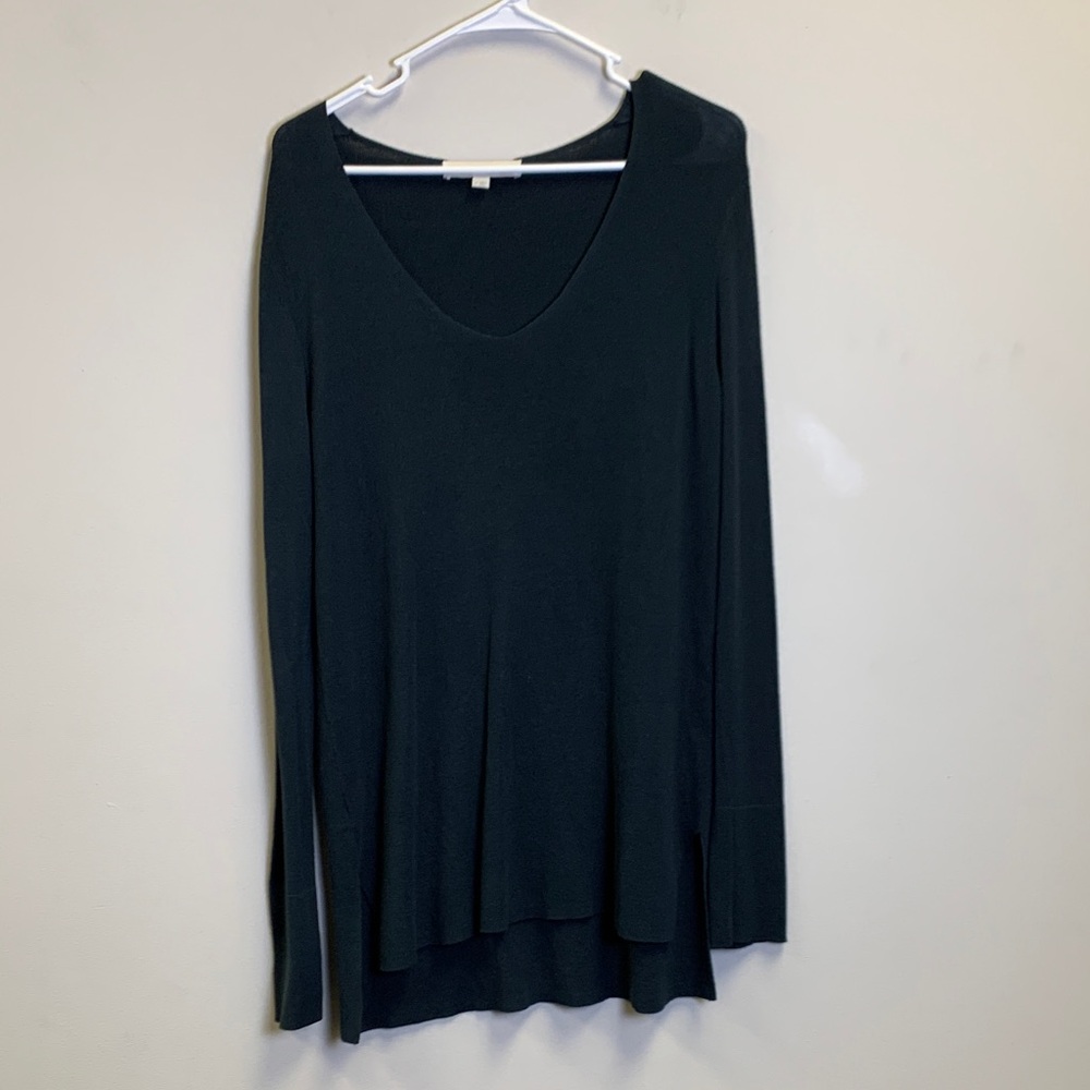 LOFT Dark Gray Long Sleeve Top
